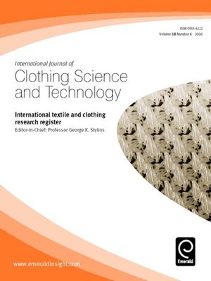 cover image of International Journal of Clothing Science and Technology, Volume 18, Issue 6